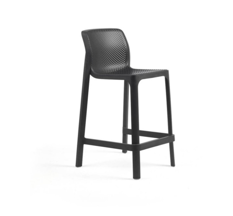 Барний стілець Net Stool Mini Antracite1